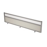 9БТС.0417.6 Барьер из ткани и стекла в алюминиевом профиле, фронтальный (1600*29*400) 9БТС.0417.6 - фото 267434