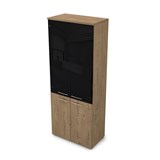 9НШ.005.22 Шкаф высокий со стеклом (800*450*2045) 9НШ.005.22 - фото 267588