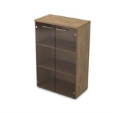 9НШД.017.3 Шкаф средний со стеклом (800*450*1245) 9НШД.017.3 - фото 267651