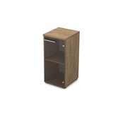 9П.023.2 Пенал низкий со стеклом (400*450*845) 9П.023.2 - фото 267833