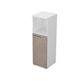 9ПД.017.4 Пенал средний со стеклом и нишей (400*450*1245) 9ПД.017.4 - фото 267915