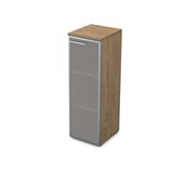 9ПЛ.017.6 Пенал средний со стеклом (400*450*1245) , левый 9ПЛ.017.6 - фото 267974