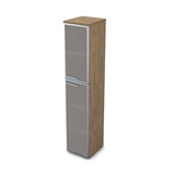 9ПЛД.005.17 Пенал высокий со стеклом (400*450*2045), левый 9ПЛД.005.17 - фото 268004