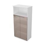 9Ш.004.5 Шкаф со стеклом и нишей (800*450*1645) 9Ш.004.5 - фото 268291