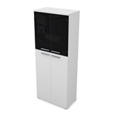 9Ш.005.25 Шкаф высокий со стеклом (800*450*2045) 9Ш.005.25 - фото 268360