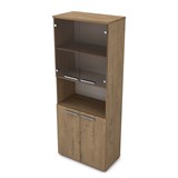 9ШД.005.13 Шкаф высокий со стеклом и нишей (800*450*2045) 9ШД.005.13 - фото 268500 9ШД.005.13 Шкаф высокий со стеклом и нишей (800*450*2045) 9ШД.005.13 - фото 268500