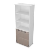 9ШД.005.14 Шкаф высокий со стеклом и открытыми полками (800*450*2045) 9ШД.005.14 - фото 268504 9ШД.005.14 Шкаф высокий со стеклом и открытыми полками (800*450*2045) 9ШД.005.14 - фото 268504