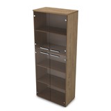 9ШД.005.9 Шкаф высокий со стеклом (800*450*2045) 9ШД.005.9 - фото 268548 9ШД.005.9 Шкаф высокий со стеклом (800*450*2045) 9ШД.005.9 - фото 268548