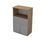 9ШД.017.5 Шкаф средний со стеклом и нишей (800*450*1245) 9ШД.017.5 - фото 268570 9ШД.017.5 Шкаф средний со стеклом и нишей (800*450*1245) 9ШД.017.5 - фото 268570