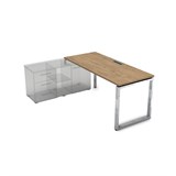 НСТЛ-О.989 Стол рабочий, прямолинейный три опоры, левый (1400*800*750) НСТЛ-О.989 - фото 268972