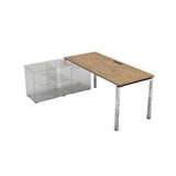 НСТЛ-П.984 Стол рабочий прямолинейный три опоры, левый (1600*800*750) НСТЛ-П.984 - фото 268993