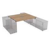 СБДТ.989 Стол системы БЕНЧ на 2 рабочих места, крепление к тумбам (1400*1635*750) СБДТ.989 - фото 269874 СБДТ.989 Стол системы БЕНЧ на 2 рабочих места, крепление к тумбам (1400*1635*750) СБДТ.989 - фото 269874