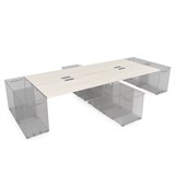 СБЧТ.979 Стол системы БЕНЧ на 4 рабочих места. крепление к тумбам (2800*1435*750) СБЧТ.979 - фото 269893 СБЧТ.979 Стол системы БЕНЧ на 4 рабочих места. крепление к тумбам (2800*1435*750) СБЧТ.979 - фото 269893