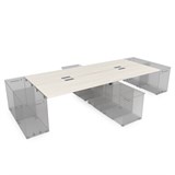 СБЧТ.984 Стол системы БЕНЧ на 4 рабочих места. крепление к тумбам (3200*1635*750) СБЧТ.984 - фото 269906 СБЧТ.984 Стол системы БЕНЧ на 4 рабочих места. крепление к тумбам (3200*1635*750) СБЧТ.984 - фото 269906