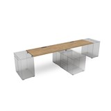 СЛДТ.979 Стол системы БЕНЧ линейный на 2 места, крепление к тумбам (2800*700*750) СЛДТ.979 - фото 270364 СЛДТ.979 Стол системы БЕНЧ линейный на 2 места, крепление к тумбам (2800*700*750) СЛДТ.979 - фото 270364