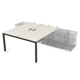 СПБН-П.989 Стол системы БЕНЧ на 2 рабочих места для крепления на тумбу, начальный (1400*1635*750) СПБН-П.989 - фото 271149 СПБН-П.989 Стол системы БЕНЧ на 2 рабочих места для крепления на тумбу, начальный (1400*1635*750) СПБН-П.989 - фото 271149