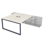 СПБ-О.974 Стол системы БЕНЧ, на 2 рабочих места, для крепления на тумбу (1600*1435*750) СПБ-О.974 - фото 271160 СПБ-О.974 Стол системы БЕНЧ, на 2 рабочих места, для крепления на тумбу (1600*1435*750) СПБ-О.974 - фото 271160