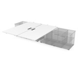 СПБС.974 Стол системы БЕНЧ на 2 рабочих места для крепления на тумбу, средний (1600*1435*750) СПБС.974 - фото 271294 СПБС.974 Стол системы БЕНЧ на 2 рабочих места для крепления на тумбу, средний (1600*1435*750) СПБС.974 - фото 271294