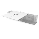 СПБС.975 Стол системы БЕНЧ на 2 рабочих места для крепления на тумбу, средний (1800*1435*750) СПБС.975 - фото 271308 СПБС.975 Стол системы БЕНЧ на 2 рабочих места для крепления на тумбу, средний (1800*1435*750) СПБС.975 - фото 271308