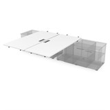 СПБС.985 Стол системы БЕНЧ на 2 рабочих места для крепления на тумбу, средний (1800*1635*750) СПБС.985 - фото 271343 СПБС.985 Стол системы БЕНЧ на 2 рабочих места для крепления на тумбу, средний (1800*1635*750) СПБС.985 - фото 271343