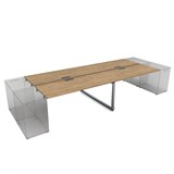 СТБД-О.974 Стол системы БЕНЧ на 4 рабочих места, приставной (3200*1435*750) СТБД-О.974 - фото 272327 СТБД-О.974 Стол системы БЕНЧ на 4 рабочих места, приставной (3200*1435*750) СТБД-О.974 - фото 272327