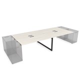 СТБД-О.988 Стол системы БЕНЧ на 4 рабочих места, приставной (2400*1635*750) СТБД-О.988 - фото 272374 СТБД-О.988 Стол системы БЕНЧ на 4 рабочих места, приставной (2400*1635*750) СТБД-О.988 - фото 272374