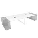 СТБД-О.988 Стол системы БЕНЧ на 4 рабочих места, приставной (2400*1635*750) СТБД-О.988 - фото 272380 СТБД-О.988 Стол системы БЕНЧ на 4 рабочих места, приставной (2400*1635*750) СТБД-О.988 - фото 272380