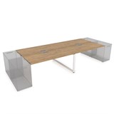 СТБД-О.989 Стол системы БЕНЧ на 4 рабочих места, приставной (2800*1635*750) СТБД-О.989 - фото 272388 СТБД-О.989 Стол системы БЕНЧ на 4 рабочих места, приставной (2800*1635*750) СТБД-О.989 - фото 272388