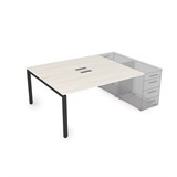 СТБ-П.974 Стол системы БЕНЧ на 2 рабочих места, приставной (1600*1435*750) СТБ-П.974 - фото 272542 СТБ-П.974 Стол системы БЕНЧ на 2 рабочих места, приставной (1600*1435*750) СТБ-П.974 - фото 272542