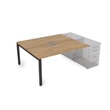 СТБ-П.984 Стол системы БЕНЧ на 2 рабочих места, приставной (1600*1635*750) СТБ-П.984 - фото 272582 СТБ-П.984 Стол системы БЕНЧ на 2 рабочих места, приставной (1600*1635*750) СТБ-П.984 - фото 272582