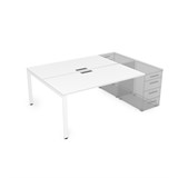 СТБ-П.989 Стол системы БЕНЧ на 2 рабочих места, приставной (1400*1635*750) СТБ-П.989 - фото 272608 СТБ-П.989 Стол системы БЕНЧ на 2 рабочих места, приставной (1400*1635*750) СТБ-П.989 - фото 272608