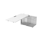 СТС.979 Стол системы БЕНЧ линейный три опоры, средний (1400*700*750) СТС.979 - фото 273219