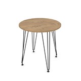 21LIVADIA.007 Стол обеденный круглый LIVADIA (700*700*731) 21LIVADIA.007 - фото 273444