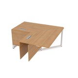 16СУС.184 Стол угловой бенч, средний модуль (1400/800*1400/800*750) 16СУС.184 - фото 261425