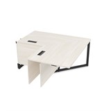 16СУС.196 Стол угловой бенч, средний модуль (1600/900*1600/900*750) 16СУС.196 - фото 261441