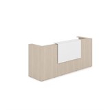 1КР-ДС.201.1 Комплект Ресепшн с фартуком ЛДСП (2654*761*1161) (с подсветкой) 1КР-ДС.201.1 - фото 261713