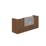 1КР-ДС.201.1 Комплект Ресепшн с фартуком ЛДСП (2654*761*1161) (с подсветкой) 1КР-ДС.201.1 - фото 261715