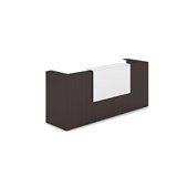 1КР-ДС.201.1 Комплект Ресепшн с фартуком ЛДСП (2654*761*1161) (с подсветкой) 1КР-ДС.201.1 - фото 261725