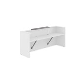 1КР-ДС.201.1 Комплект Ресепшн с фартуком ЛДСП (2654*761*1161) (с подсветкой) 1КР-ДС.201.1 - фото 261728