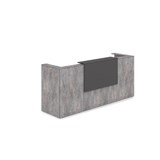 1КР-ДС.201.1 Комплект Ресепшн с фартуком ЛДСП (2654*761*1161) (с подсветкой) 1КР-ДС.201.1 - фото 261731