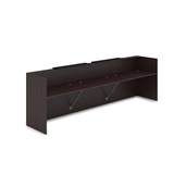 1КР-КЛ.002.1 Комплект Ресепшн с фартуком HPL (3632*750*1149) (с подсветкой) 1КР-КЛ.002.1 - фото 261881