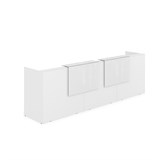 1КР-КЛ.002.1 Комплект Ресепшн с фартуком HPL (3632*750*1149) (с подсветкой) 1КР-КЛ.002.1 - фото 261882