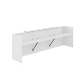 1КР-КЛ.002.1 Комплект Ресепшн с фартуком HPL (3632*750*1149) (с подсветкой) 1КР-КЛ.002.1 - фото 261883