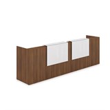 1КР-КЛ.002.1 Комплект Ресепшн с фартуком HPL (3632*750*1149) (с подсветкой) 1КР-КЛ.002.1 - фото 261894