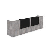 1КР-КЛ.002.1 Комплект Ресепшн с фартуком HPL (3632*750*1149) (с подсветкой) 1КР-КЛ.002.1 - фото 261904