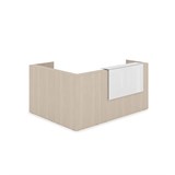 1КР-КЛ.102.1 Комплект Ресепшн с фартуком HPL (2344*1765*1149) (с подсветкой) 1КР-КЛ.102.1 - фото 262008