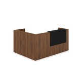 1КР-КЛ.102.1 Комплект Ресепшн с фартуком HPL (2344*1765*1149) (с подсветкой) 1КР-КЛ.102.1 - фото 262018