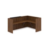 1КР-КЛ.102.1 Комплект Ресепшн с фартуком HPL (2344*1765*1149) (с подсветкой) 1КР-КЛ.102.1 - фото 262019