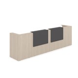 1КР-КЛ.202 Комплект Ресепшн с фартуком HPL (3854*749*1149) (без подсветки) 1КР-КЛ.202 - фото 262100 1КР-КЛ.202 Комплект Ресепшн с фартуком HPL (3854*749*1149) (без подсветки) 1КР-КЛ.202 - фото 262100