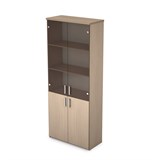 2Ш.005.3 Шкаф для документов высокий со стеклом (790*370*1960) 2Ш.005.3 - фото 263597 2Ш.005.3 Шкаф для документов высокий со стеклом (790*370*1960) 2Ш.005.3 - фото 263597